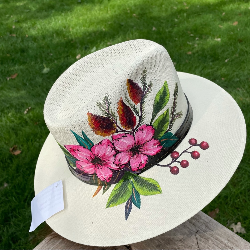 Hand painted hat